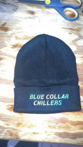 blue collar chillers beanie