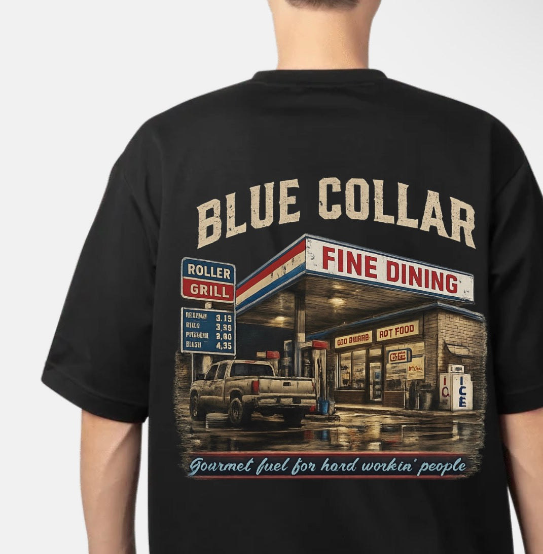 Gas station tee