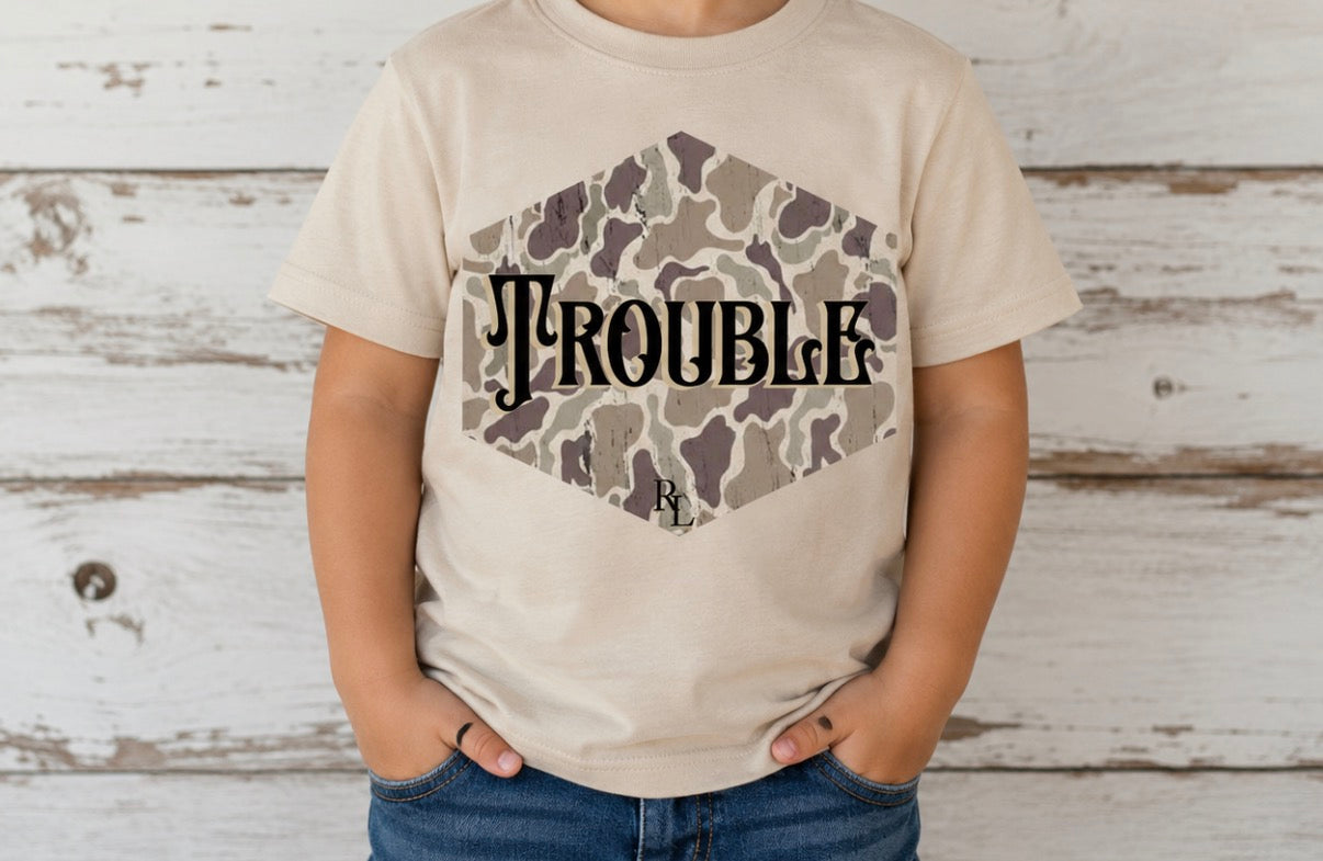 Camo Badge Kids Tee
