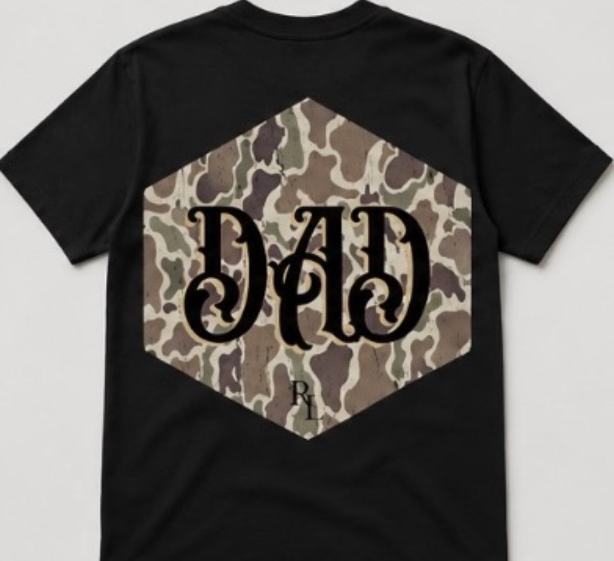 camo badge Dad Tee