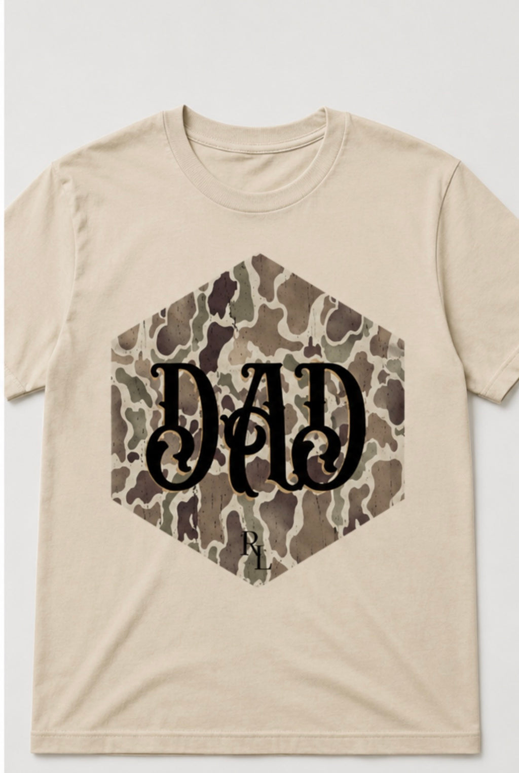 camo badge Dad Tee