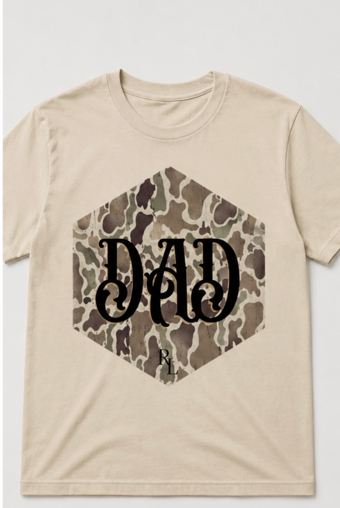 camo badge Dad Tee